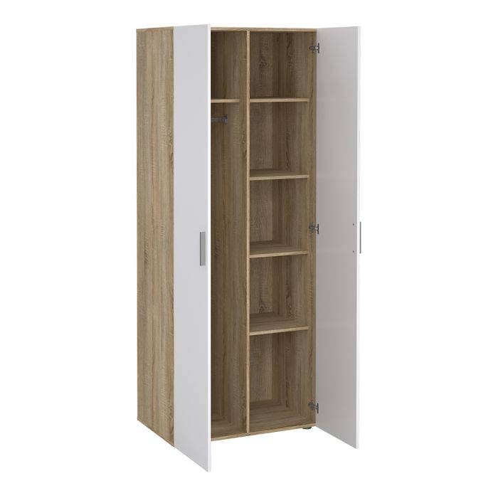 Pepe 3 Piece Bundle, Bedside, Chest and 2 Door Wardrobe - TidySpaces