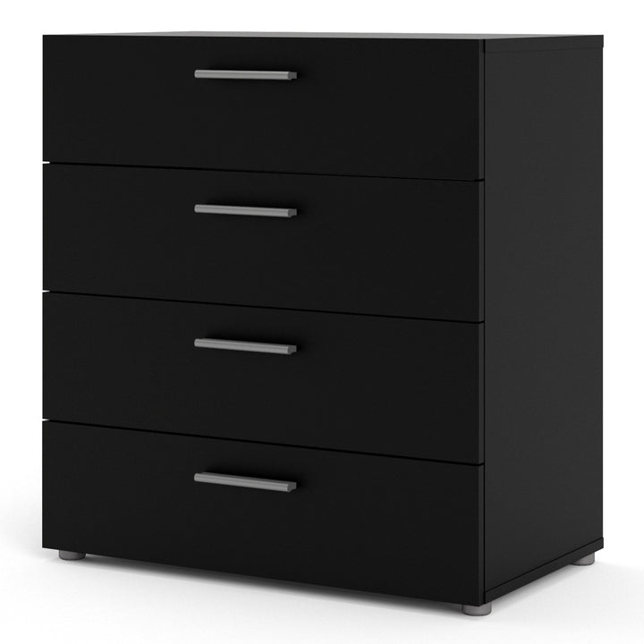 Pepe Chest of 4 Drawers in Black - TidySpaces