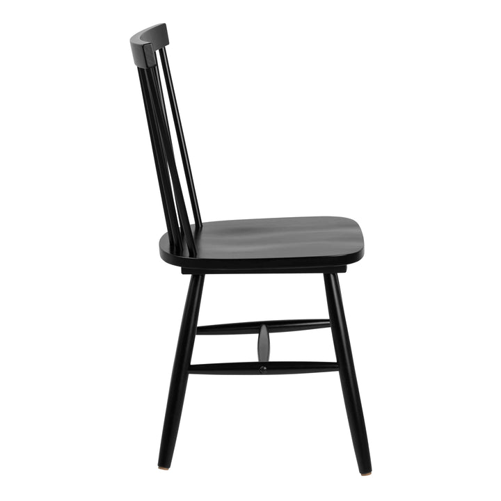 Riano Dining Chairs in Black Set of 2 - TidySpaces