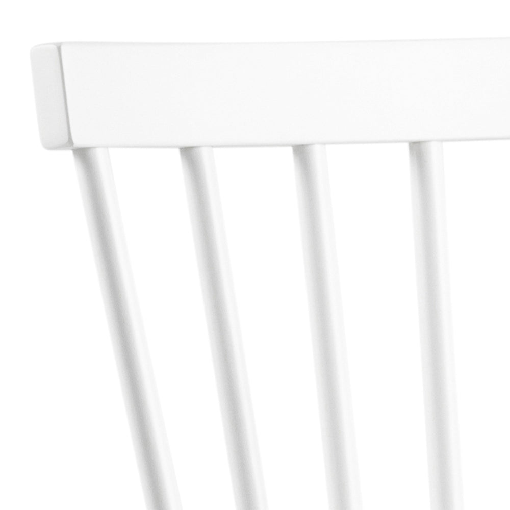 Riano Dining Chairs in White Set of 2 - TidySpaces