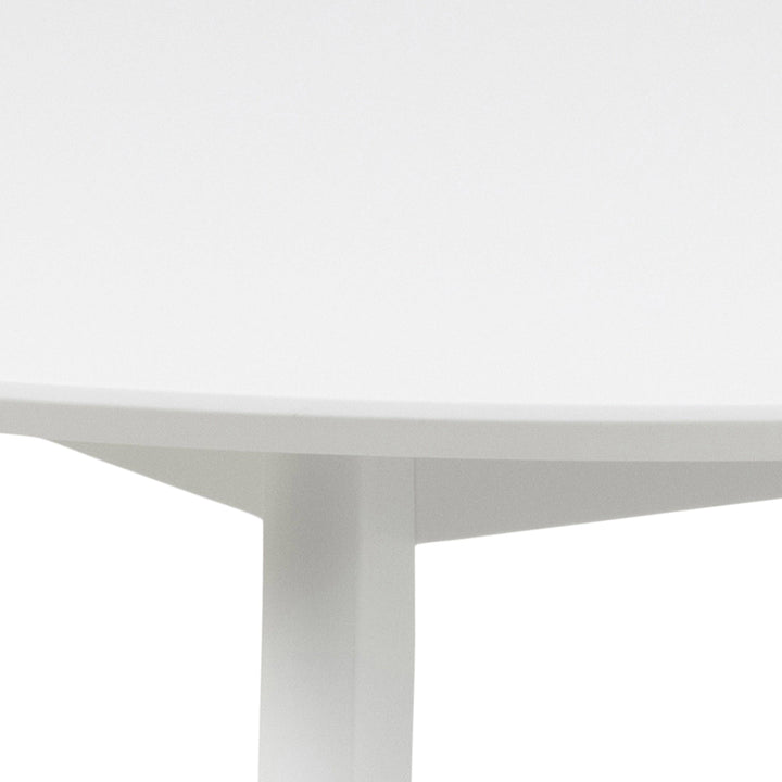 Roxby Round Dining Table in White - TidySpaces