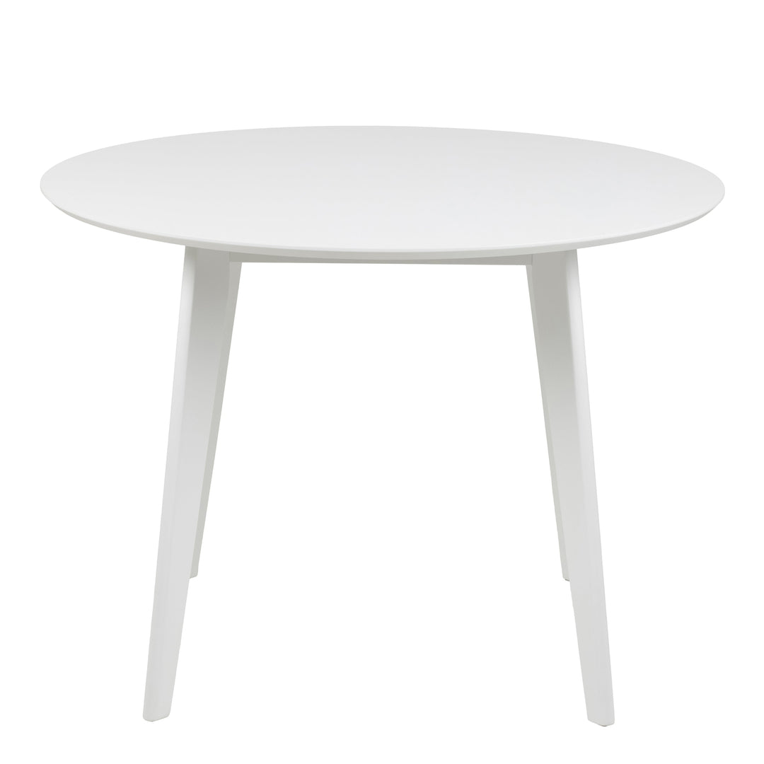 Roxby Round Dining Table in White - TidySpaces