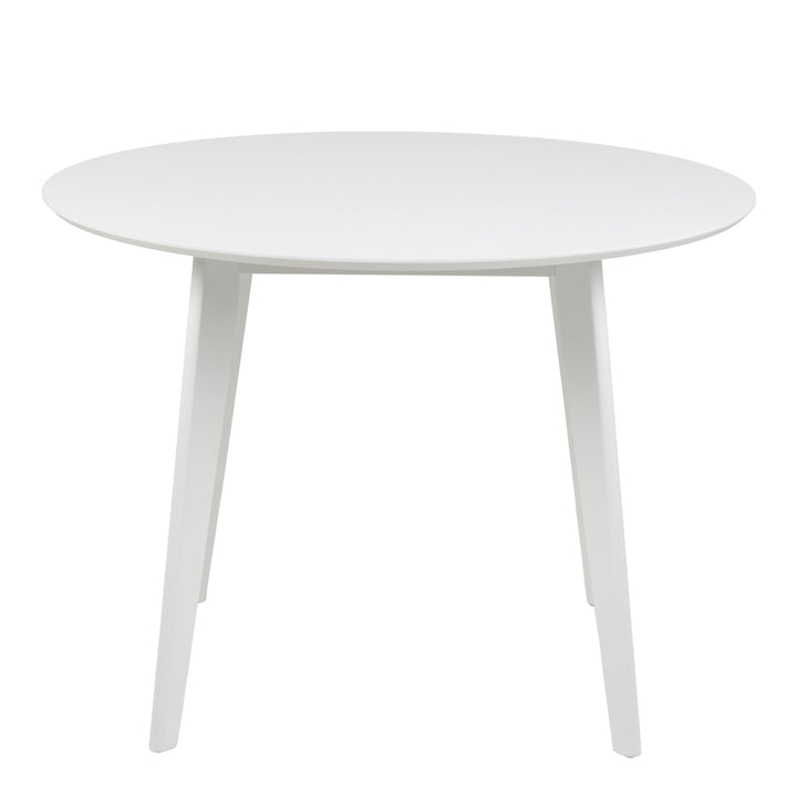 Roxby Round Dining Table in White - TidySpaces