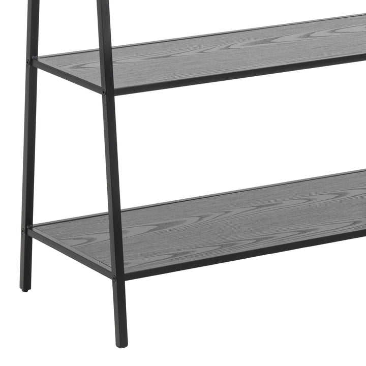 Seaford Clothes Rack with 2 shelves in Black - TidySpaces