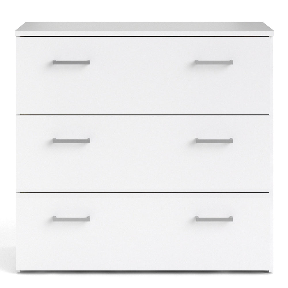 Space Chest of 3 Drawers in White - TidySpaces