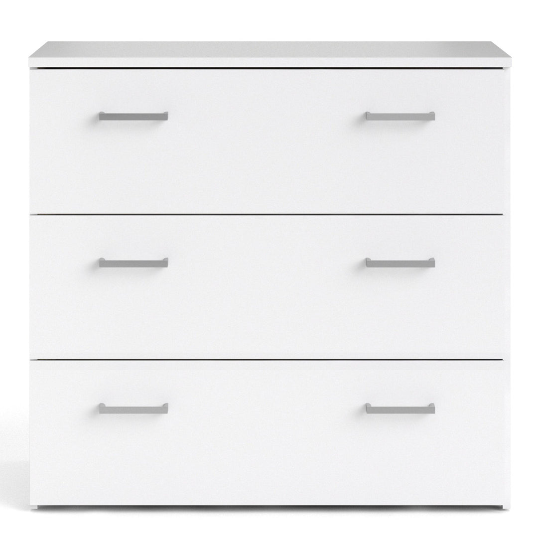 Space Chest of 3 Drawers in White - TidySpaces