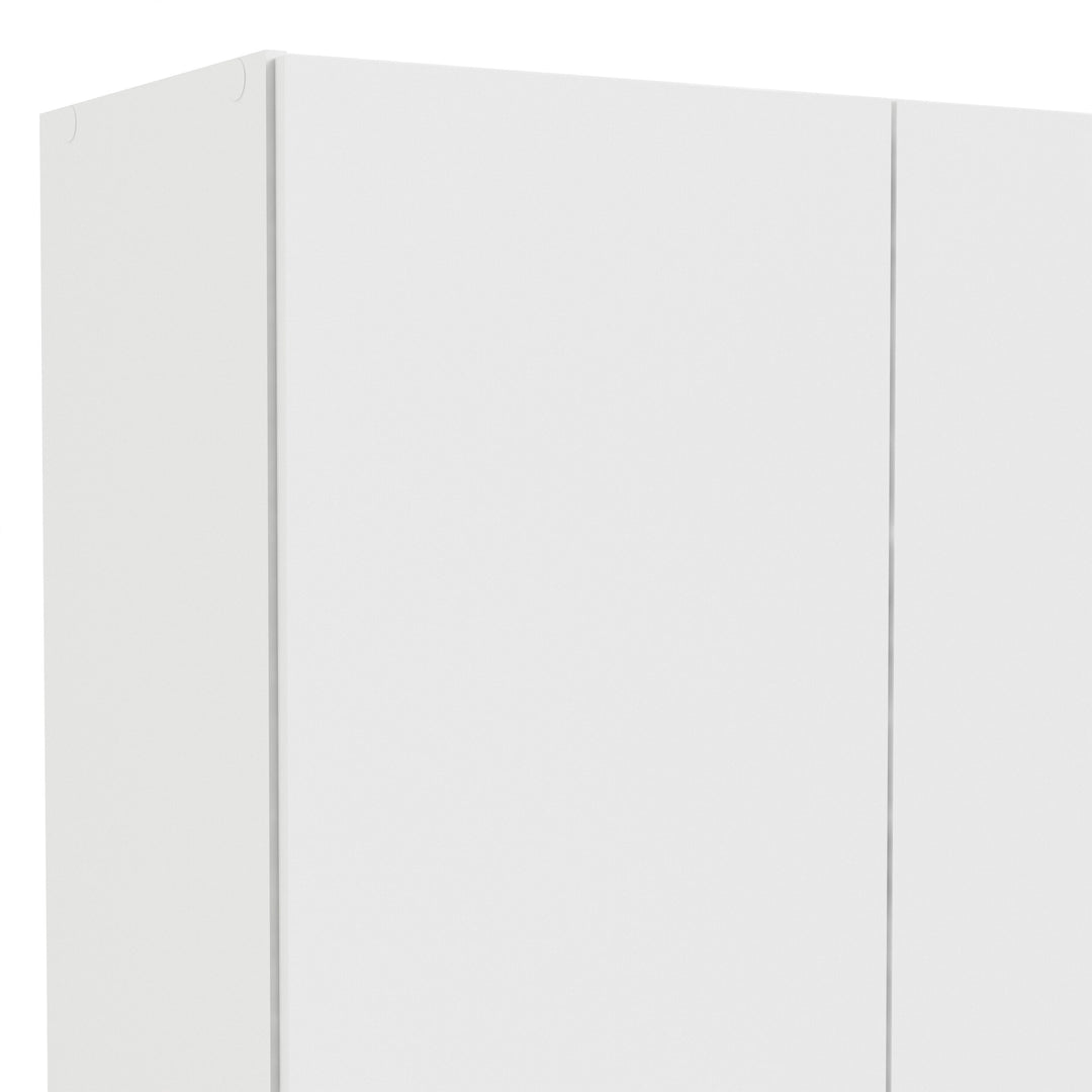 Space Wardrobe with 2 Doors + 1 Drawer in White 1750 - TidySpaces