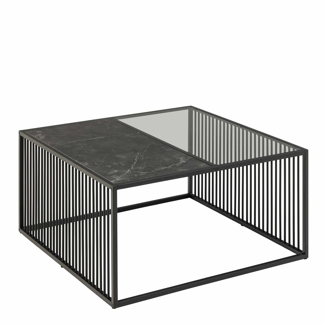 Strington Square Coffee Table in Black - TidySpaces