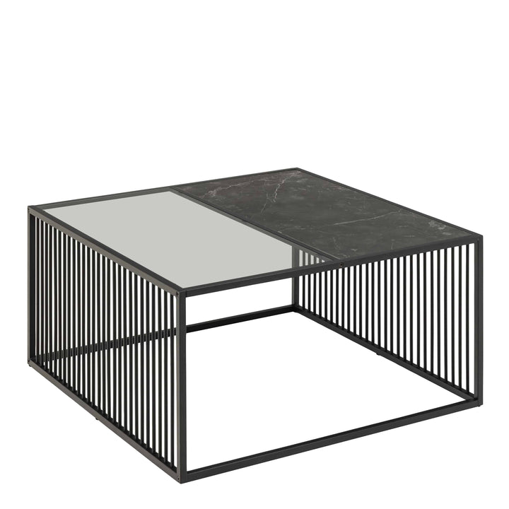 Strington Square Coffee Table in Black - TidySpaces