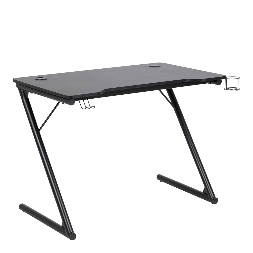 Trooper Gaming Desk in Black - TidySpaces