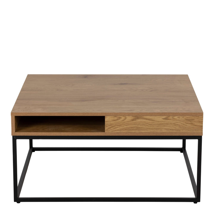 Willford Coffee Table in Oak & Black - TidySpaces