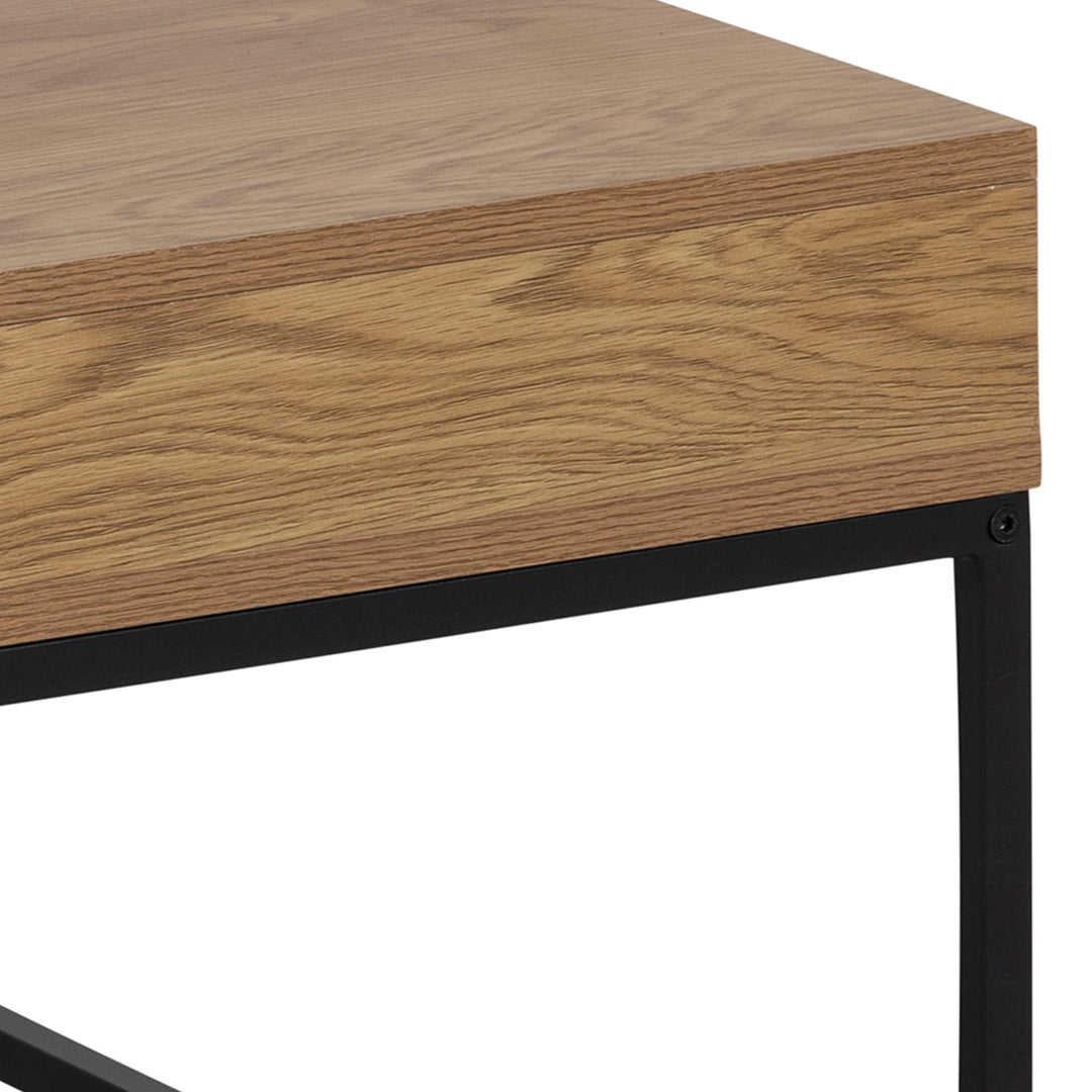 Willford Coffee Table in Oak & Black - TidySpaces