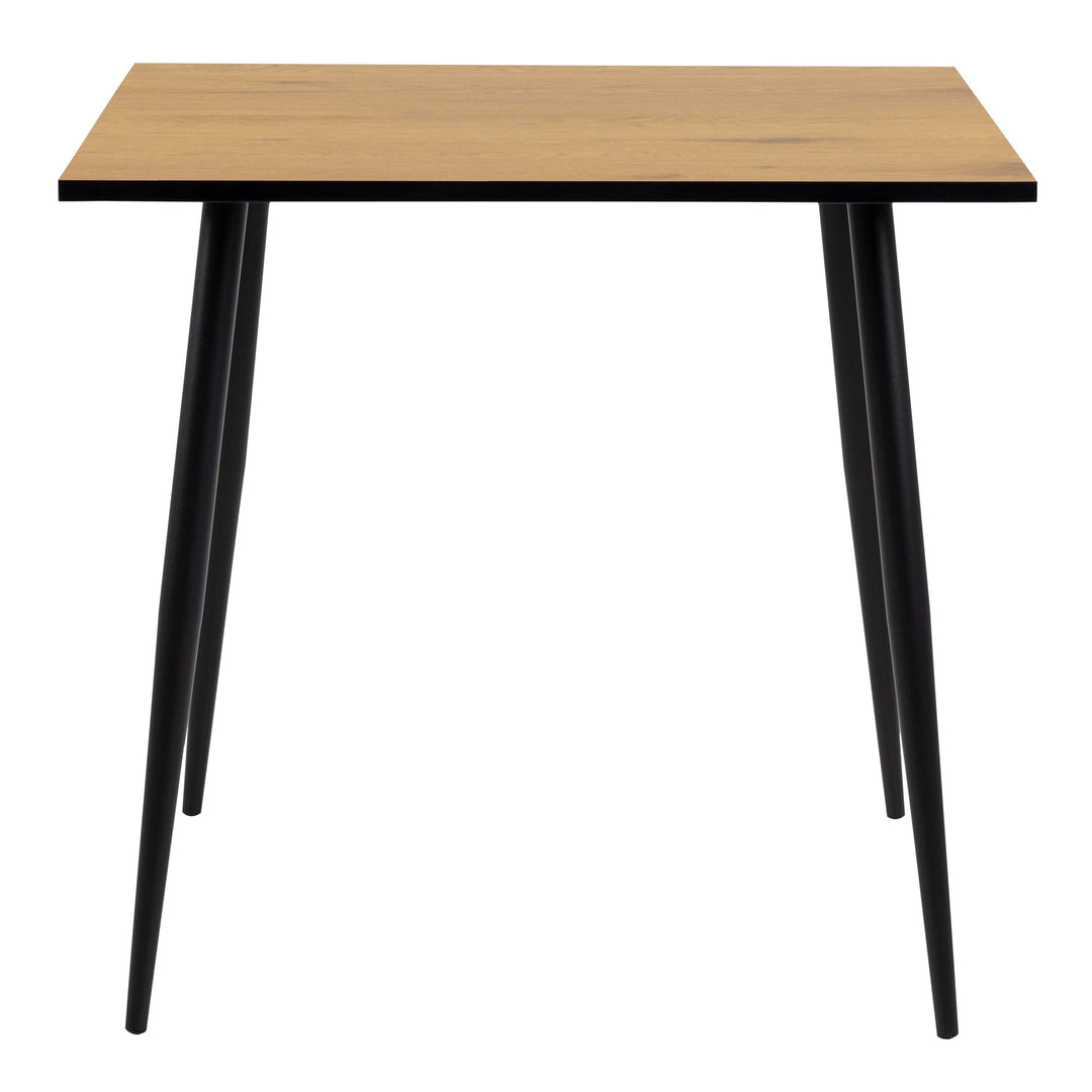 Wilma Small Dining Table in Oak & Black Legs - TidySpaces