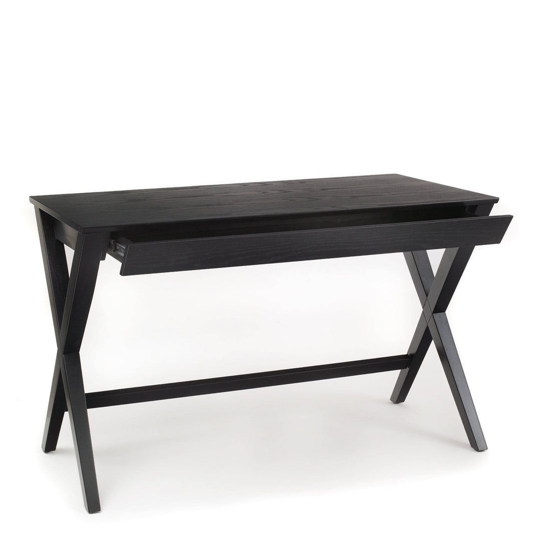 Writex Desk 1 Drawer in Black - TidySpaces