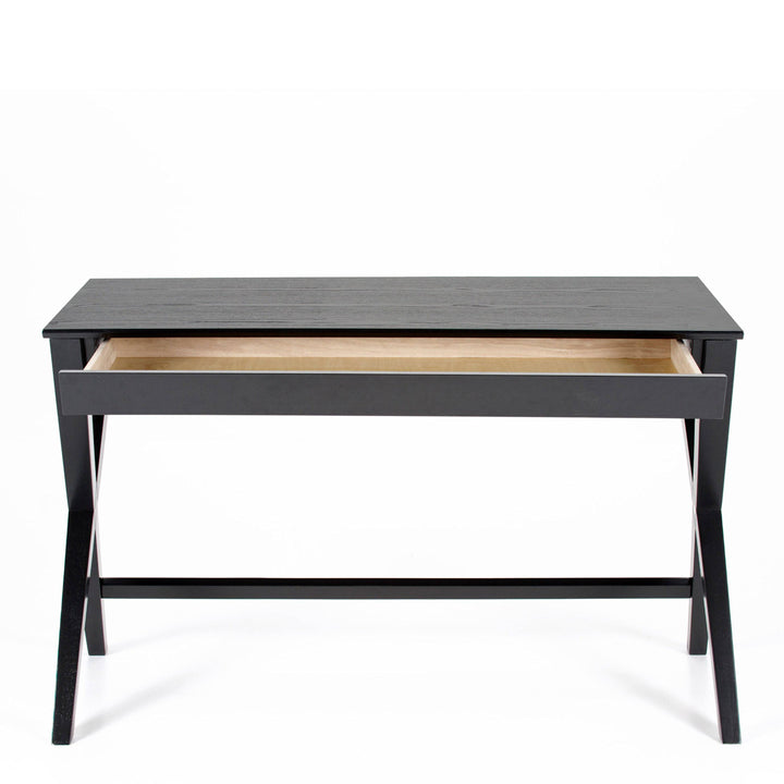 Writex Desk 1 Drawer in Black - TidySpaces