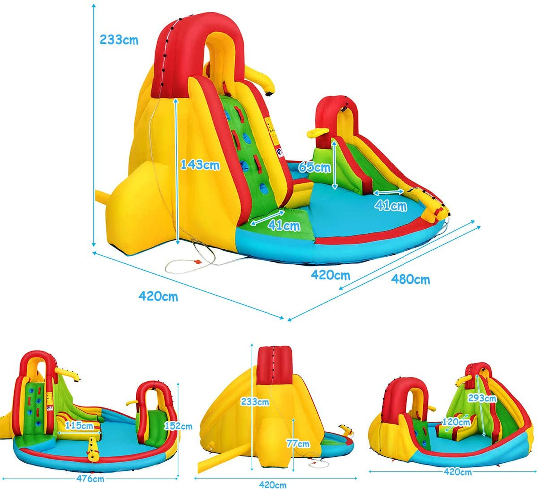 480 x 420 x 233 cm Bouncy Water Castle