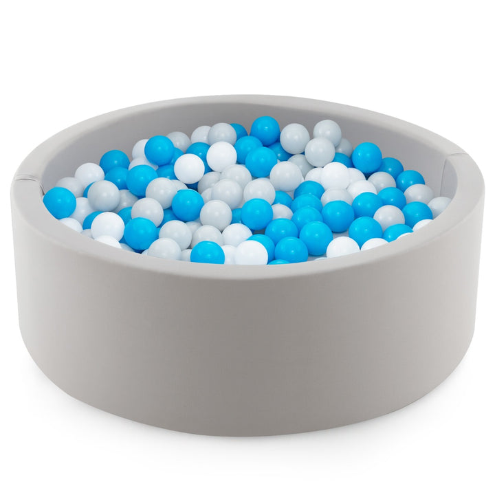 90 x 30cm Soft Round Ball Pool for Toddlers & Baby with 200 Ocean Balls and Storage Bag