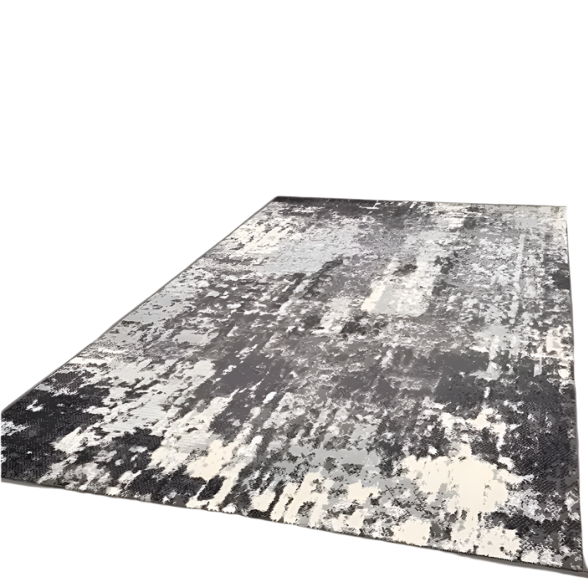 Marble Abstract Rug Distressed Pattern Soft Carpet