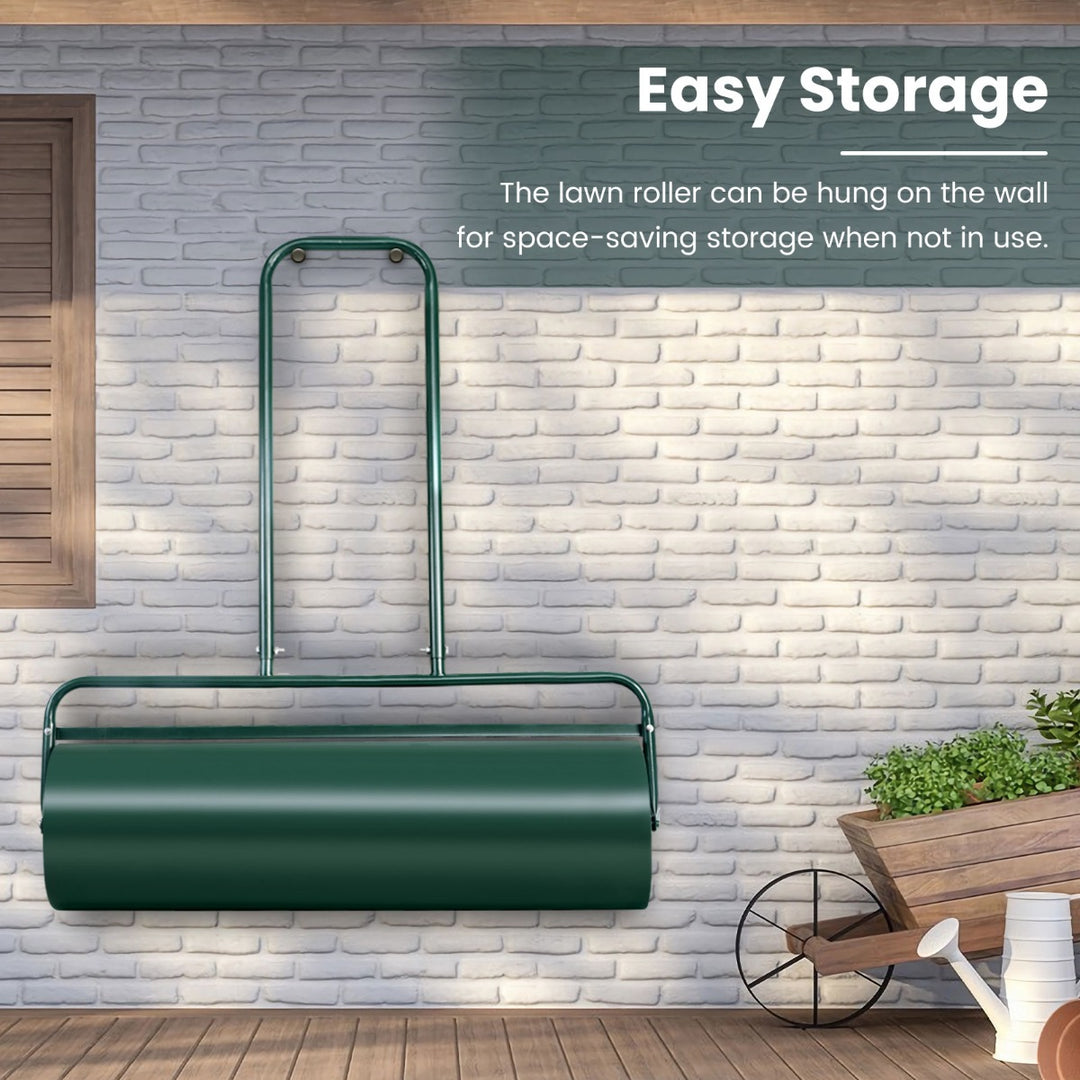 48 L Lawn Roller Steel Lawn Rolling Machine - TidySpaces