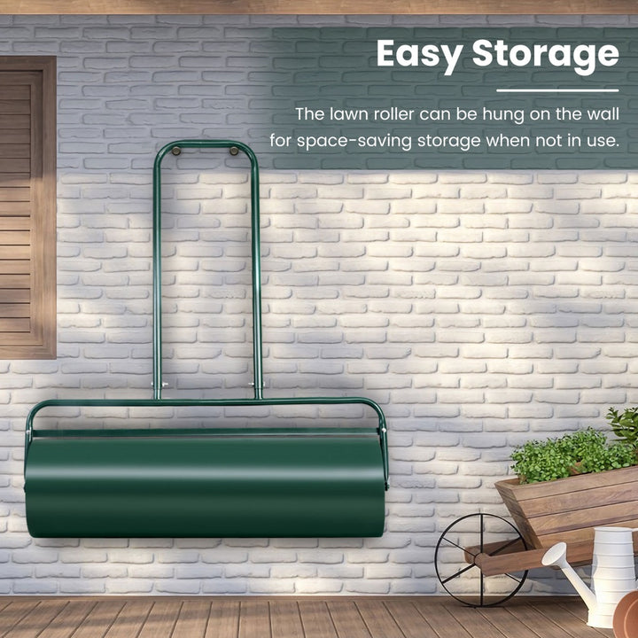 48 L Lawn Roller Steel Lawn Rolling Machine - TidySpaces