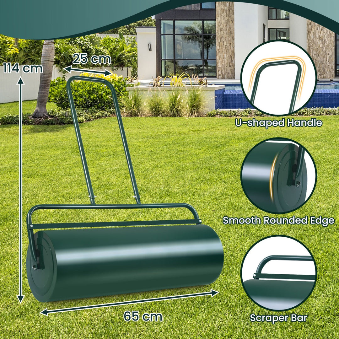 48 L Lawn Roller Steel Lawn Rolling Machine - TidySpaces