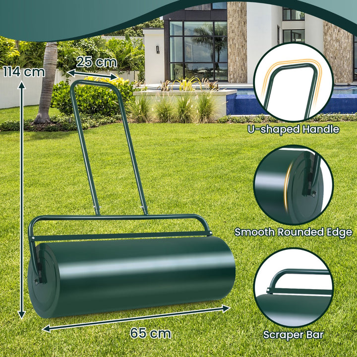 48 L Lawn Roller Steel Lawn Rolling Machine - TidySpaces