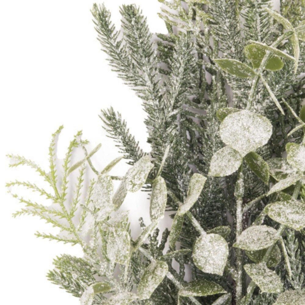 Frosted Eucalyptus And Fern Sprig - TidySpaces