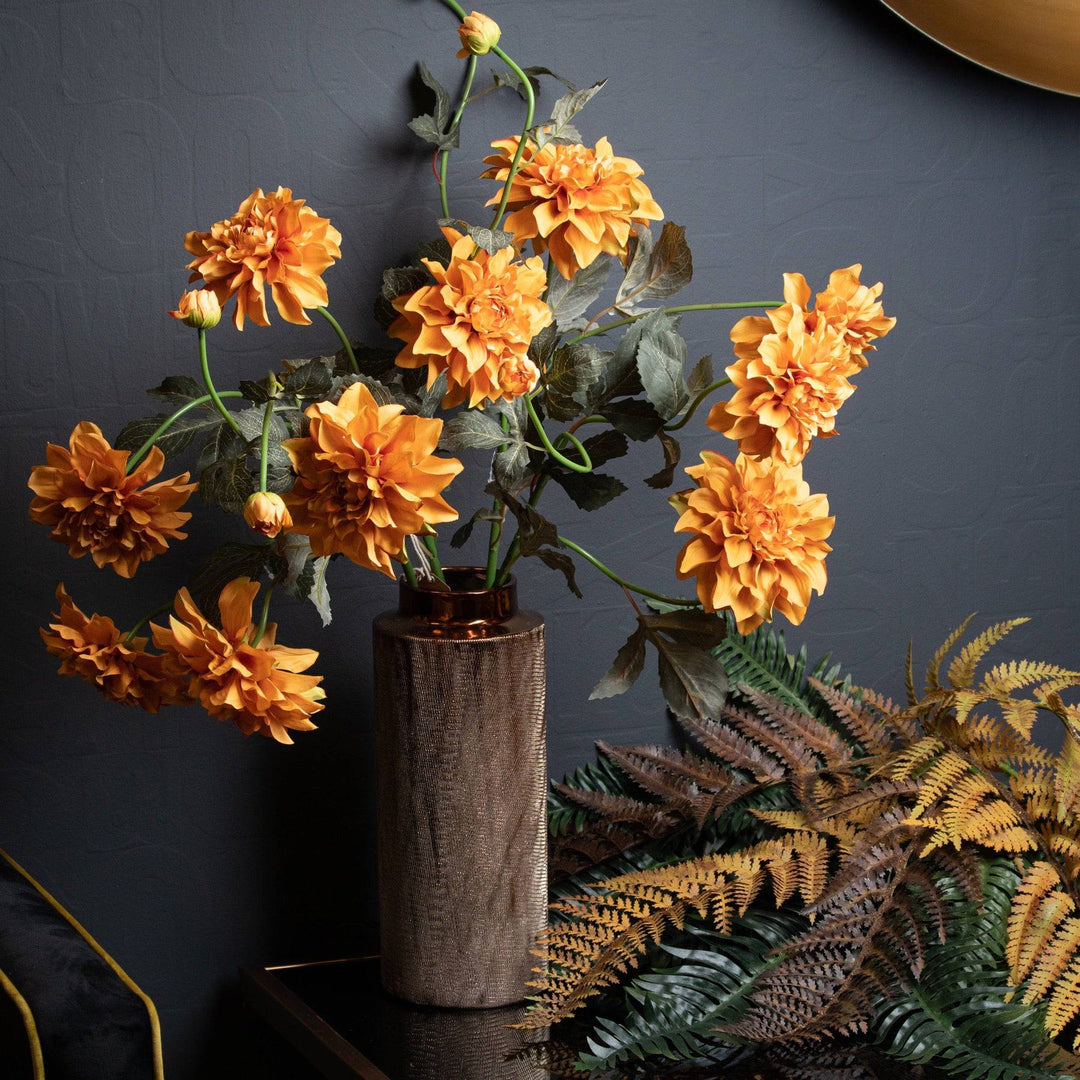 Orange Dahlia Spray - TidySpaces