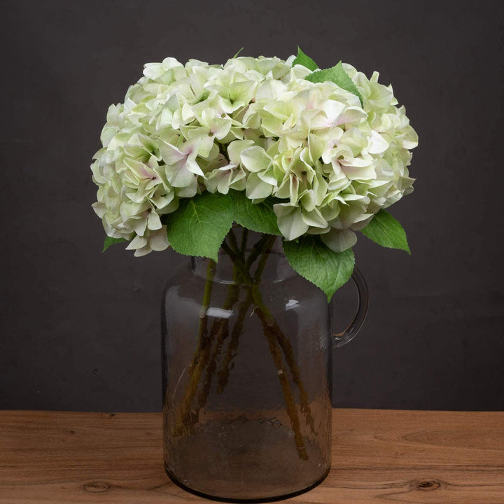 Shabby Green Single Hydrangea - TidySpaces