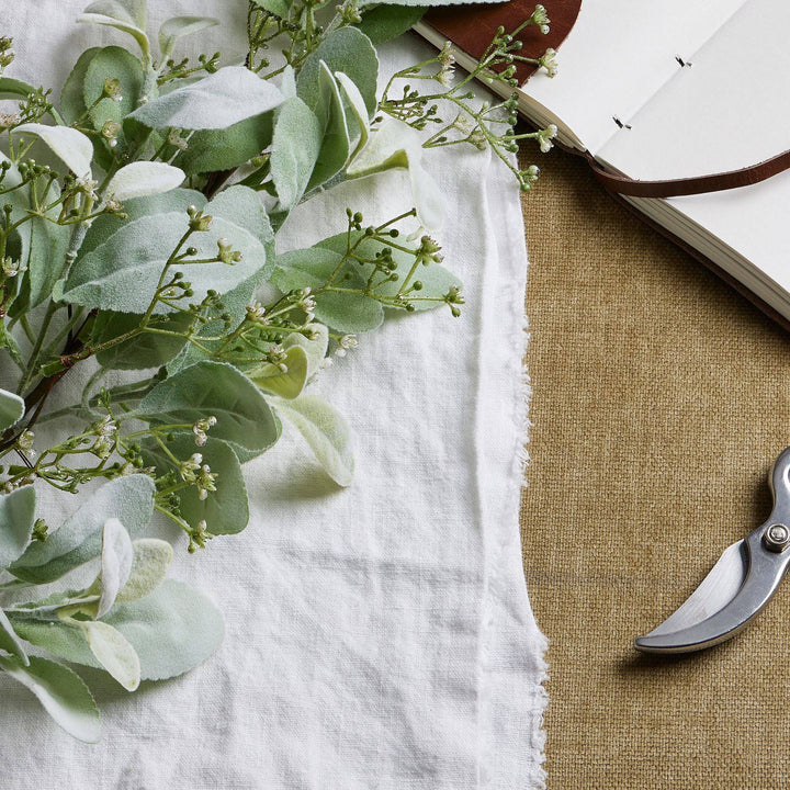 Large Winter Sprig With Lambs Ear And Wax Flower - TidySpaces