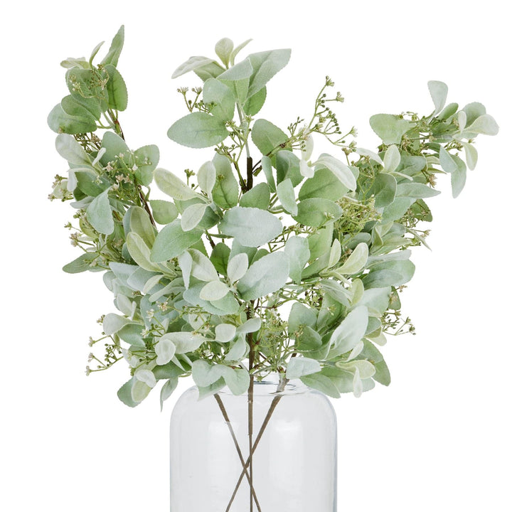 Large Winter Sprig With Lambs Ear And Wax Flower - TidySpaces