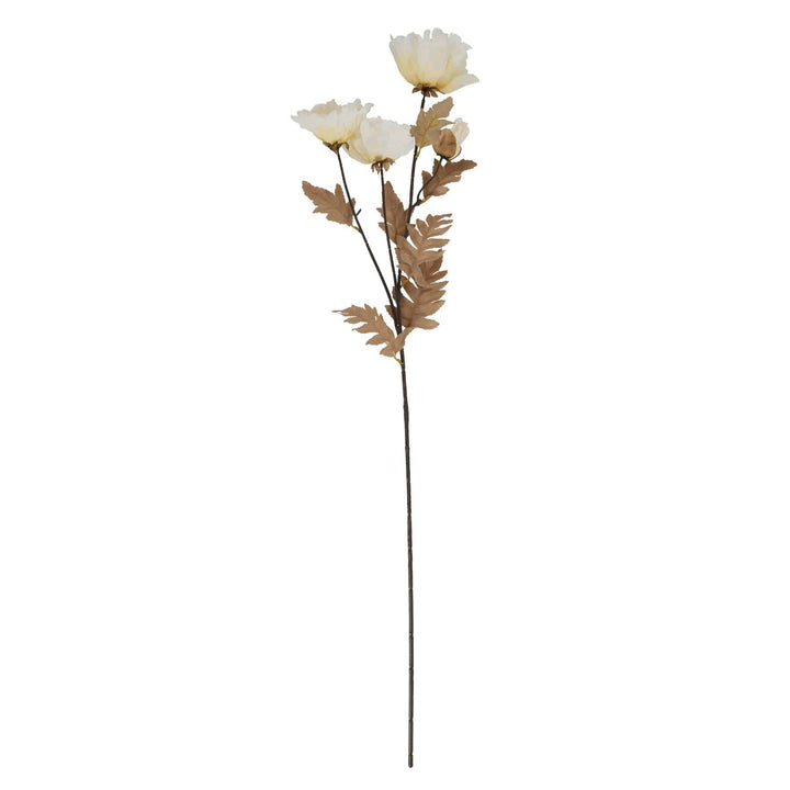 Large White Poppy Stem - TidySpaces