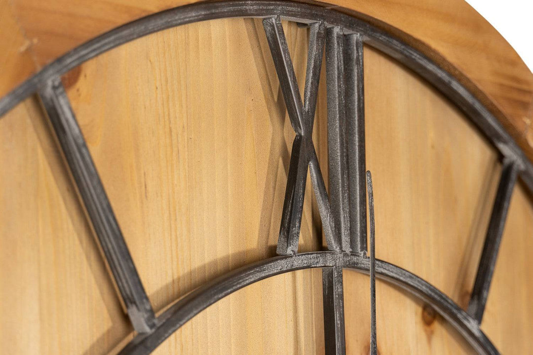 Williston Large Wooden Wall Clock - TidySpaces