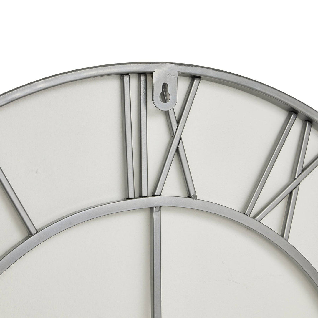 Silver Skeleton Wall Clock - TidySpaces