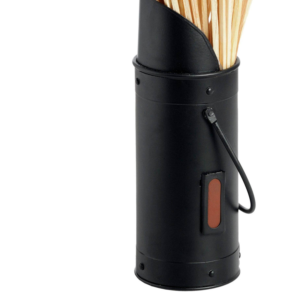 Black Matchstick Holder with 60 Matches - TidySpaces