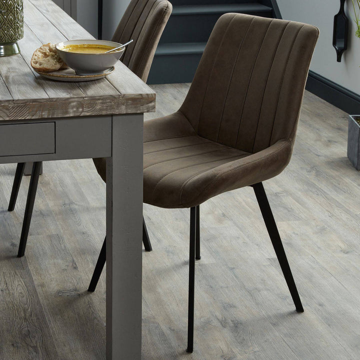 Malmo Grey Dining Chair - TidySpaces