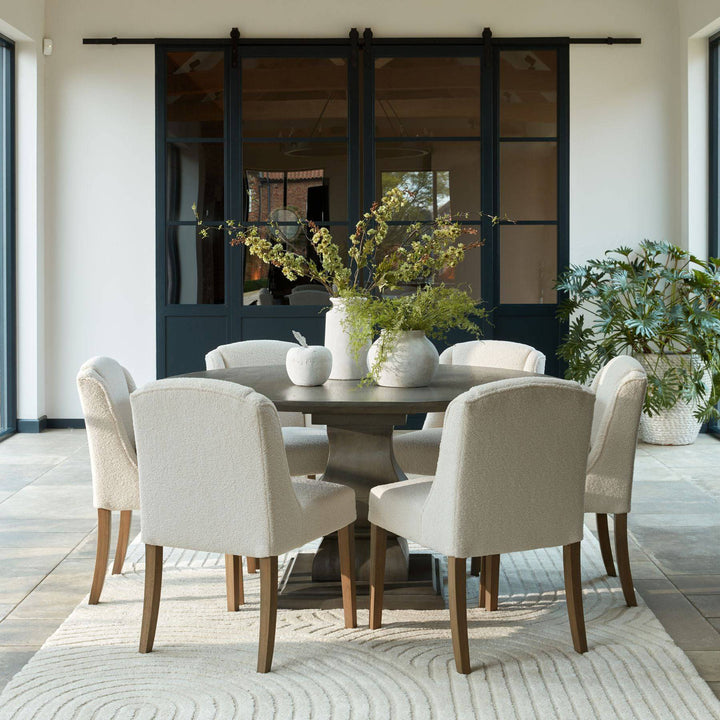 Lucia Collection Round Dining Table - TidySpaces