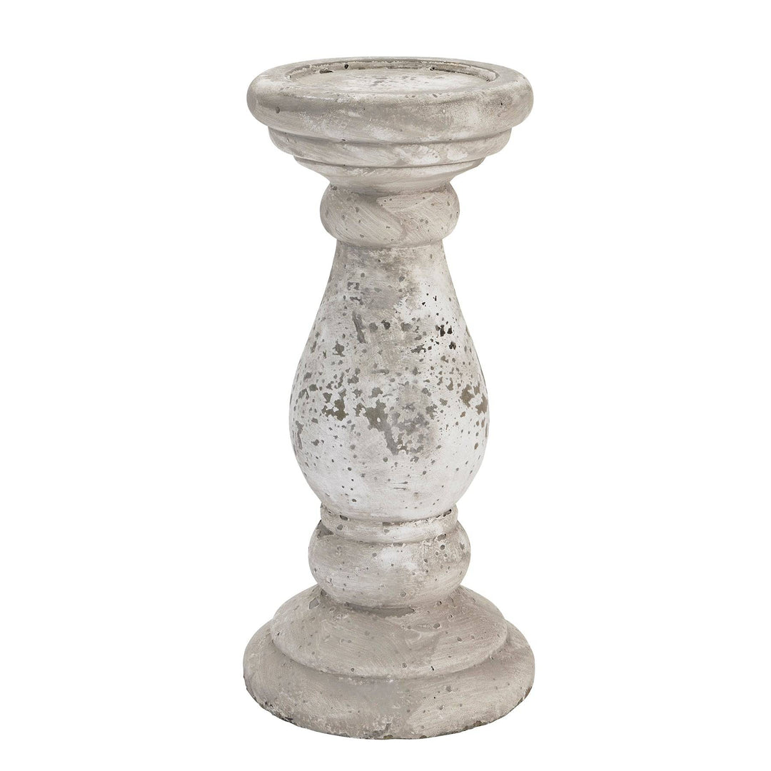 Large Stone Ceramic Candle Holder - TidySpaces