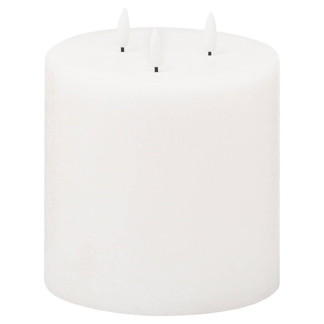 Luxe Collection Natural Glow 6x6 LED White Candle - TidySpaces