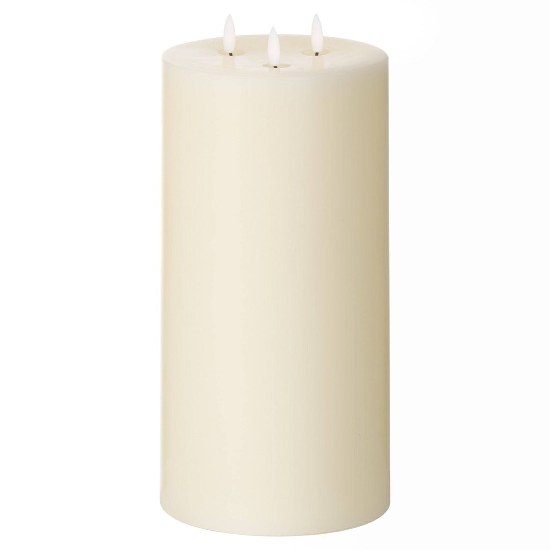 Luxe Collection Natural Glow 6 x 12 LED Ivory Candle - TidySpaces