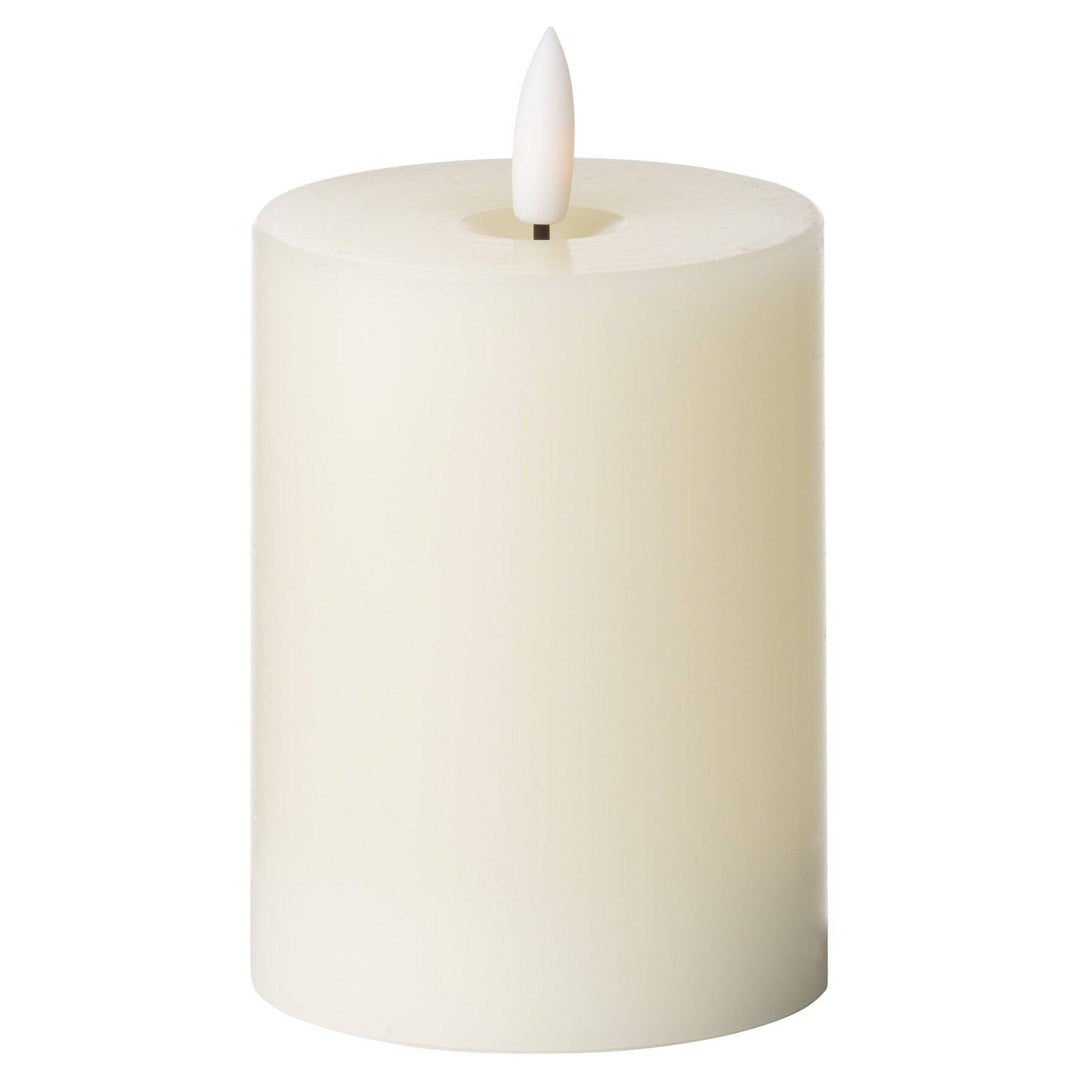 Luxe Collection Natural Glow 3 x 4 LED Ivory Candle - TidySpaces