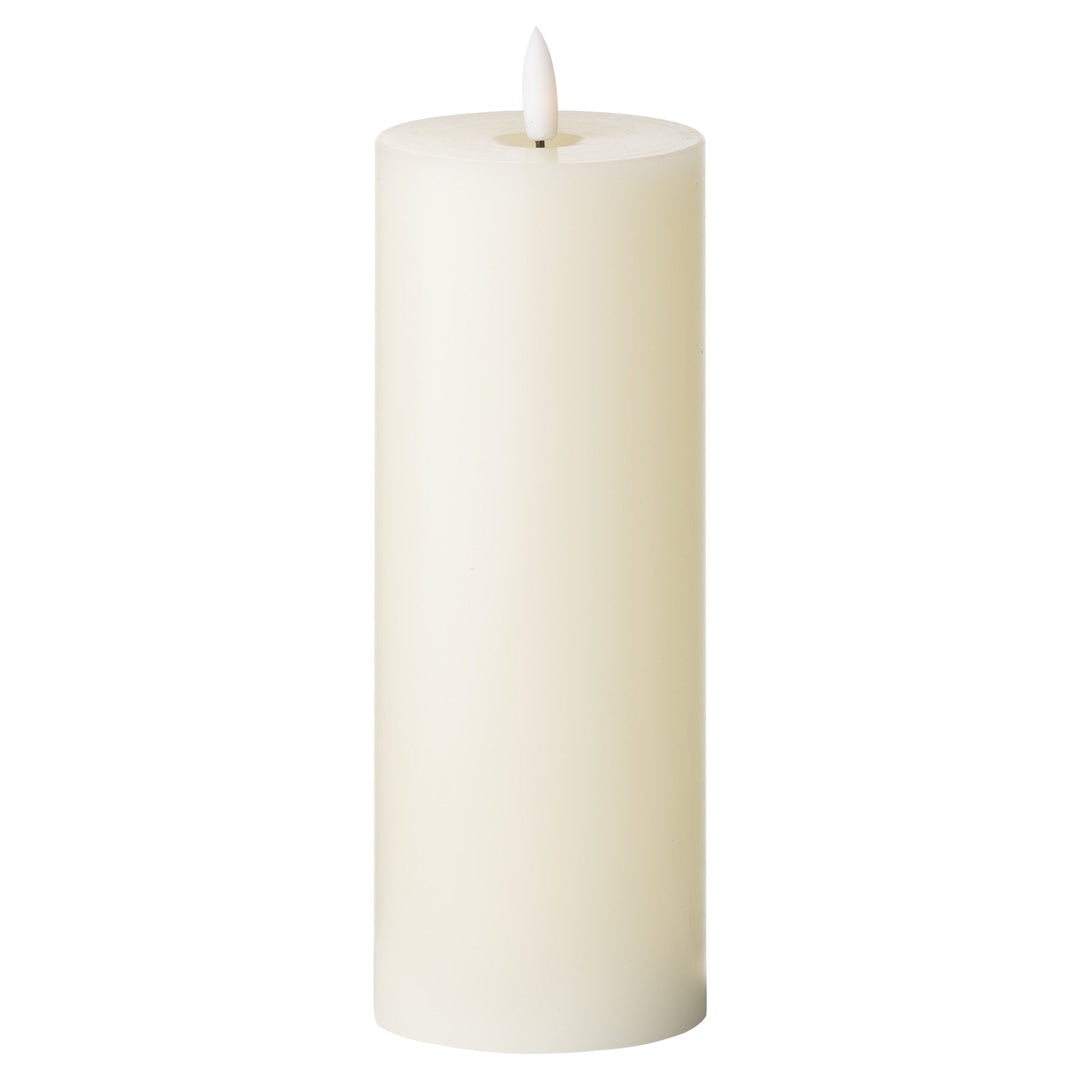 Luxe Collection Natural Glow 3 x 8 LED Ivory Candle - TidySpaces