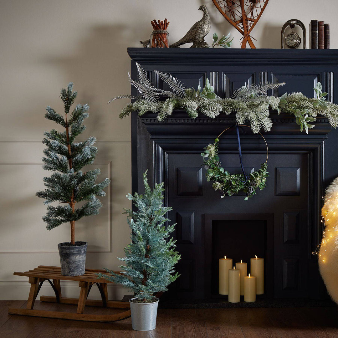 Christmas Fir Tree In Stone Pot - TidySpaces