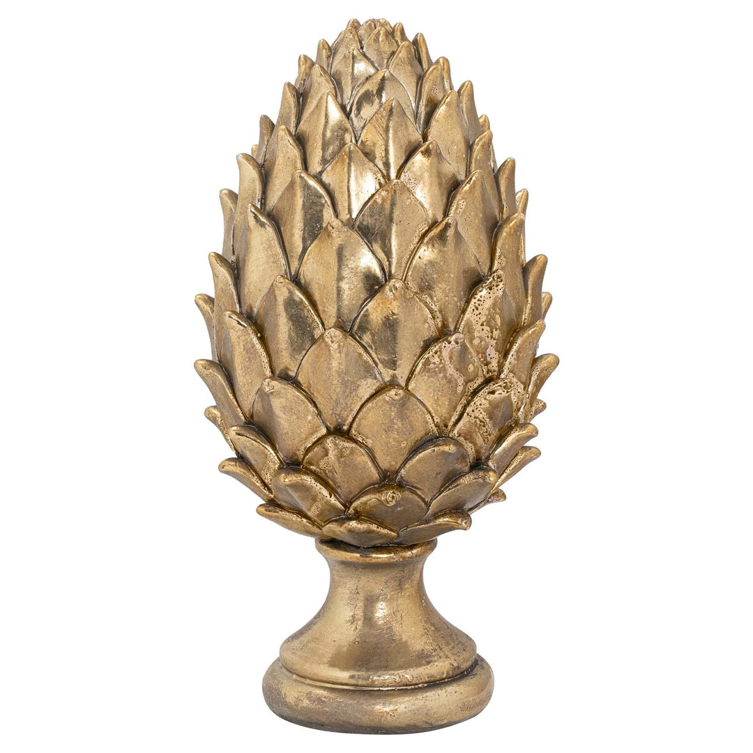 Tall Gold Pinecone Finial - TidySpaces
