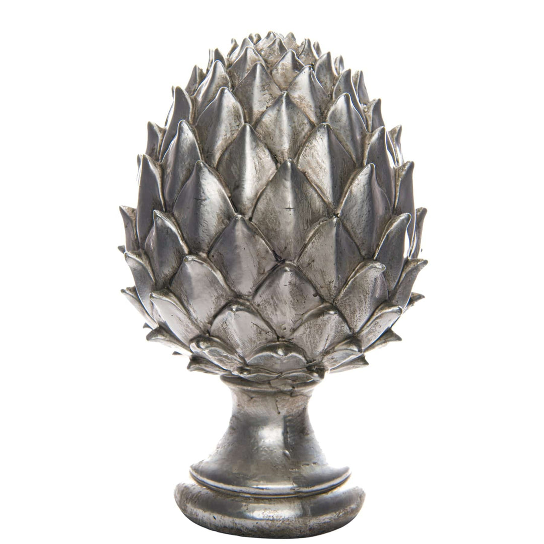 Large Silver Pinecone Finial - TidySpaces