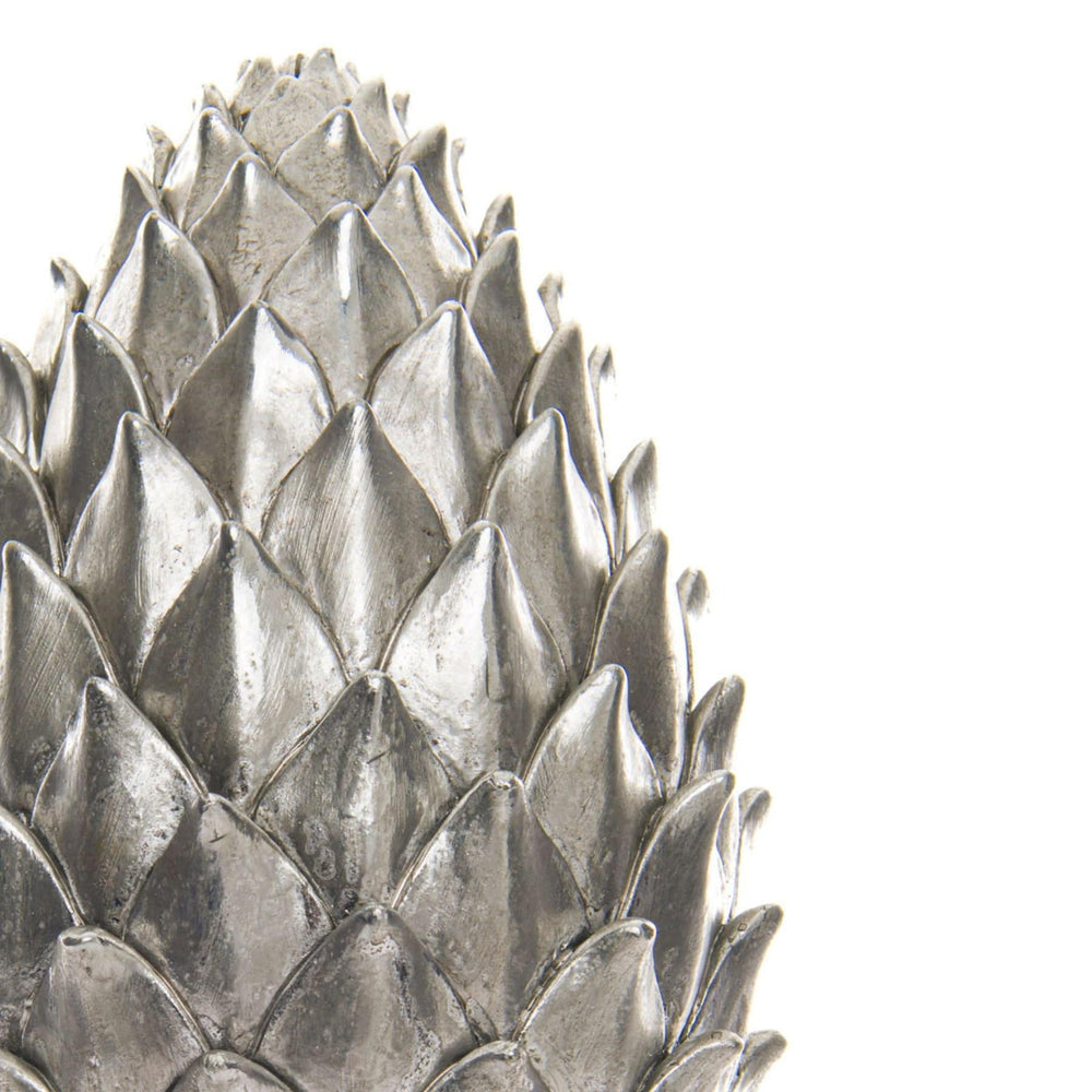 Tall Silver Pinecone Finial - TidySpaces