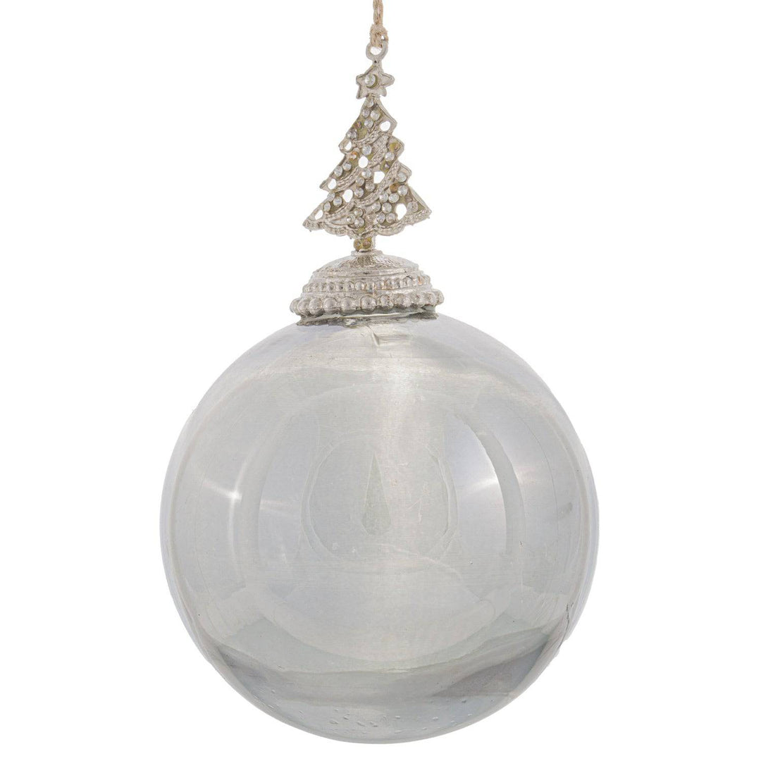 The Noel Collection Smoked Midnight Tree Top Bauble - TidySpaces