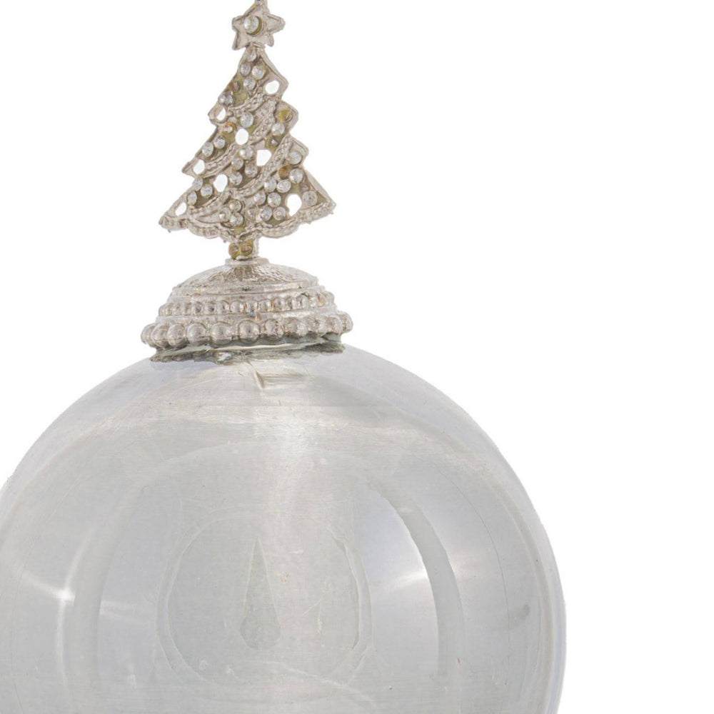The Noel Collection Smoked Midnight Tree Top Bauble - TidySpaces