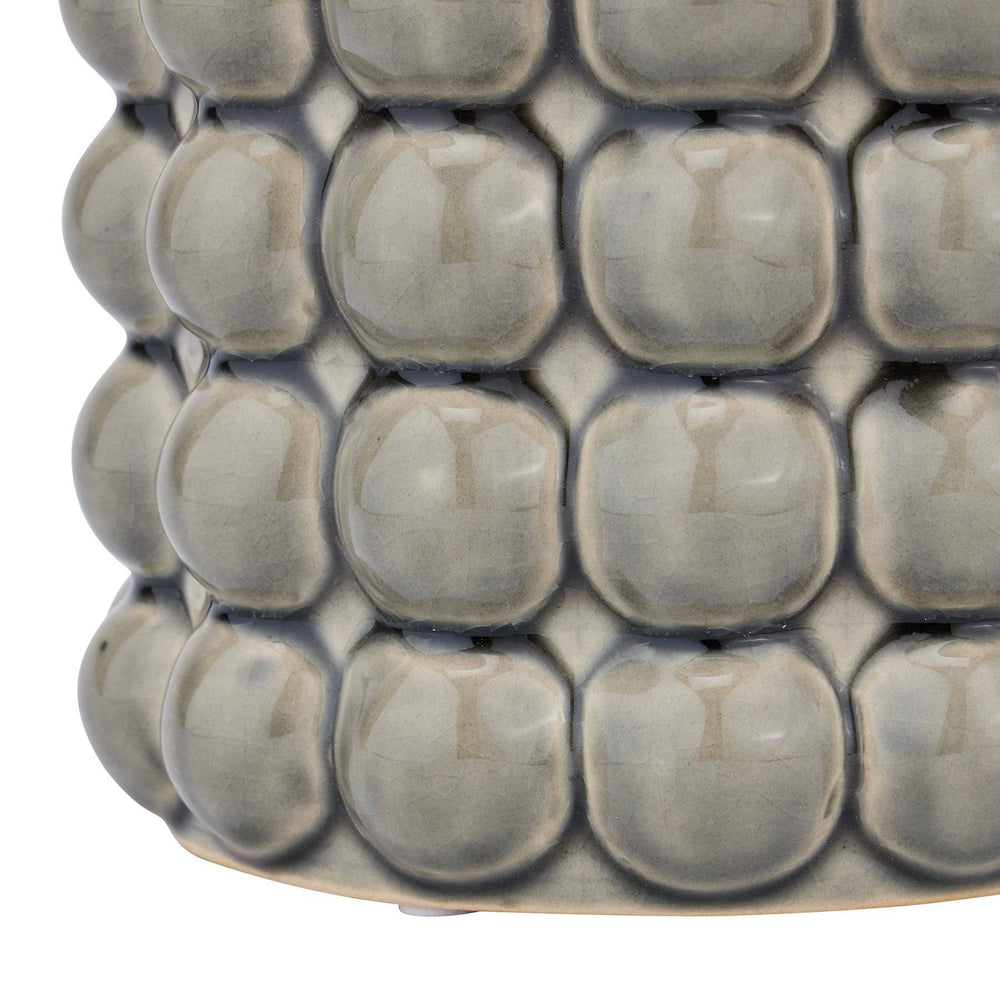 Seville Collection Grey Bubble Planter - TidySpaces