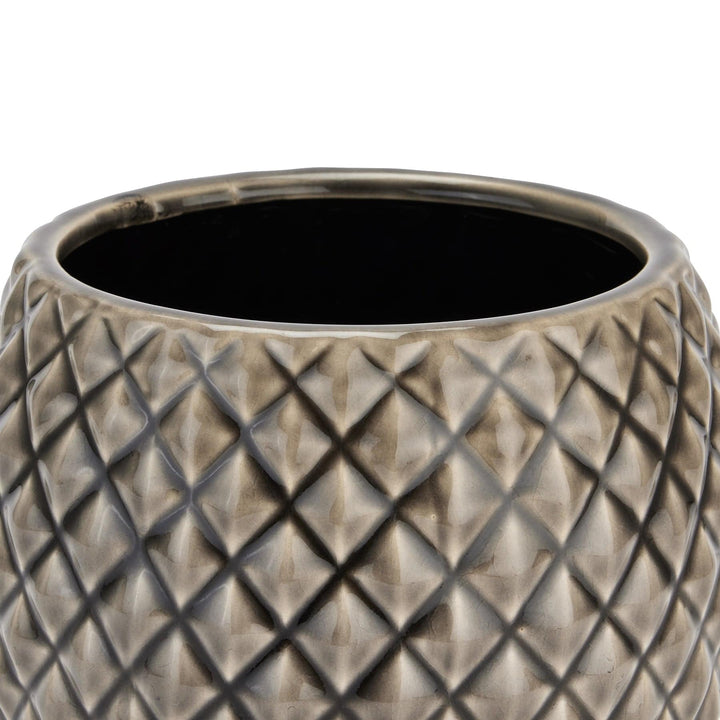 Seville Collection Grey Diamond Planter - TidySpaces